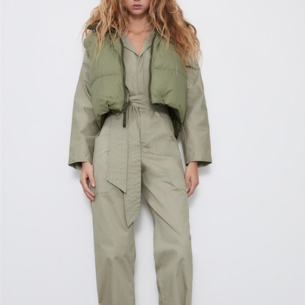 Zara Long Belted Jumpsuit XS - Picture 4 of 8